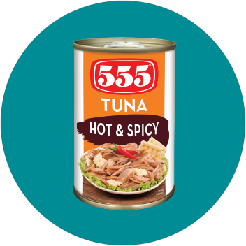 555 Tuna Hot and Spicy 155g