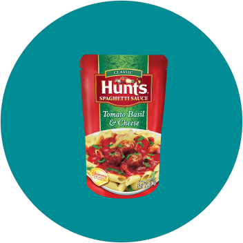 Hunt’s Tomato Basil and Cheese Spaghetti Sauce 1kg